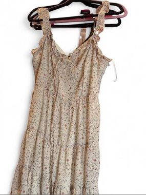 Altar'd State Cream Floral Tiered Sundress